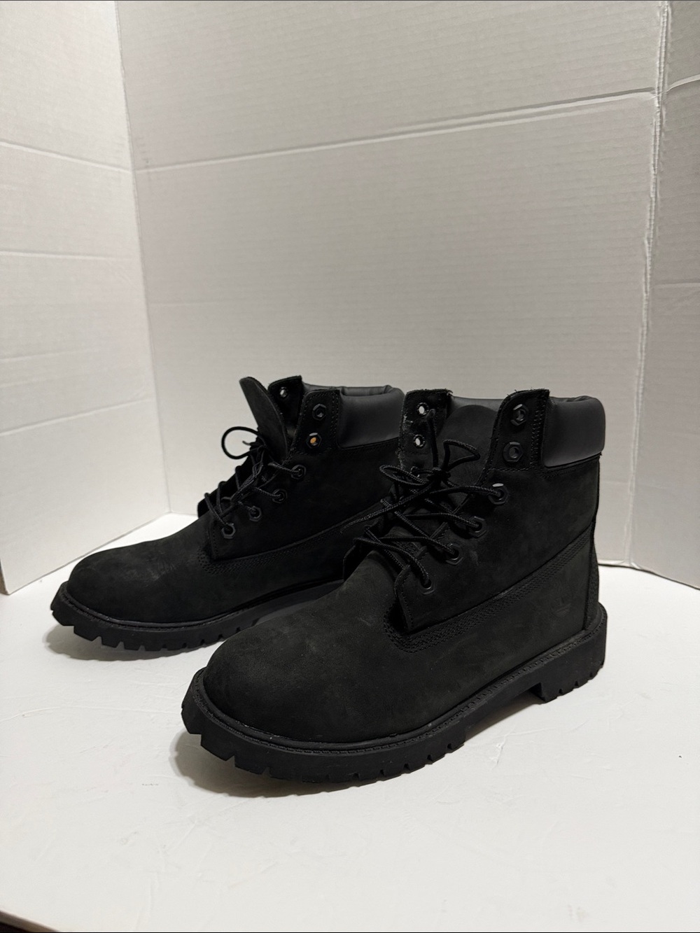 Timberland 6 Inch Black Waterproof Boots 6.5